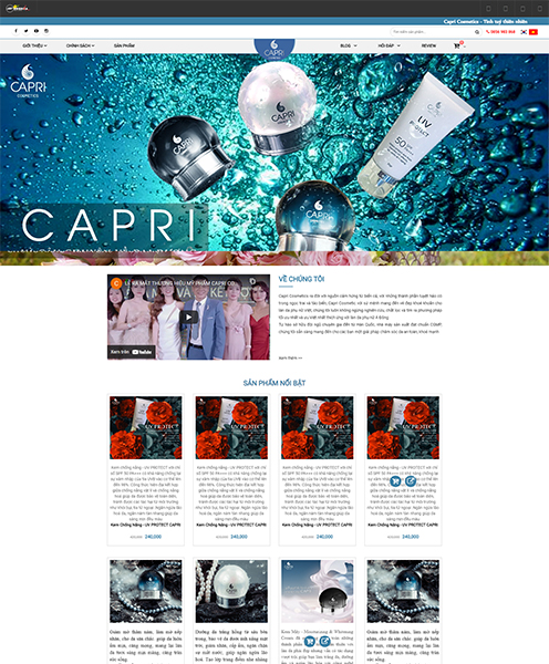 Phân phối mỹ phẩm Capri